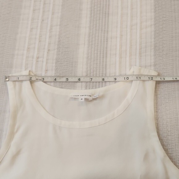 Good American Cut in Woven Tank in Ivory color size 4-XL new with tag - Picture 14 of 16
